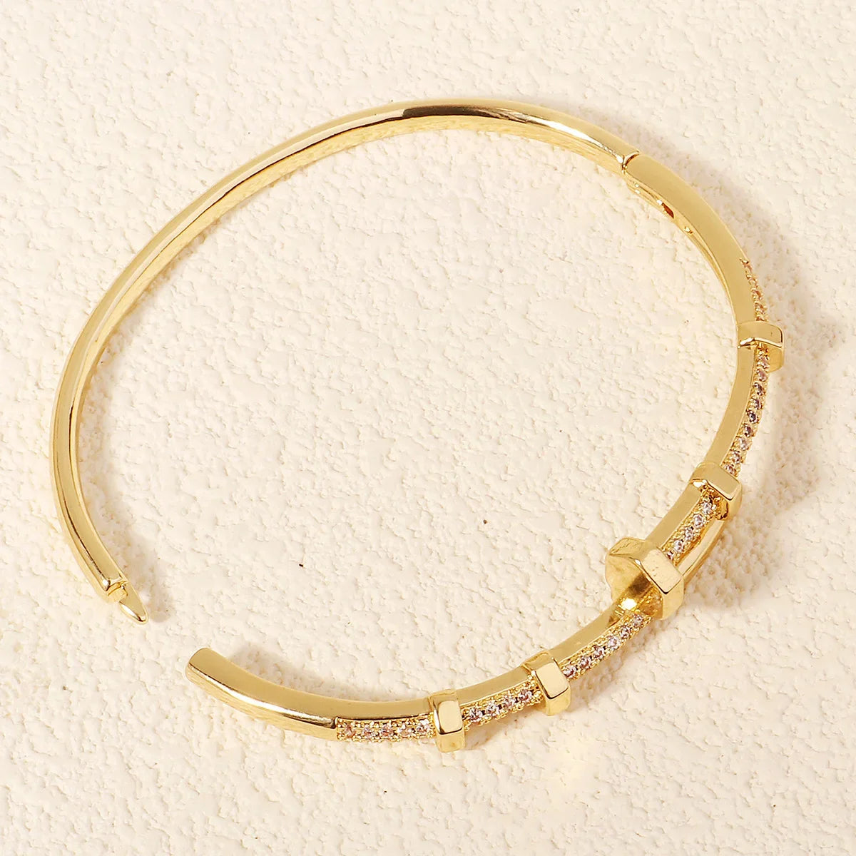 Zircon Nail Bracelet